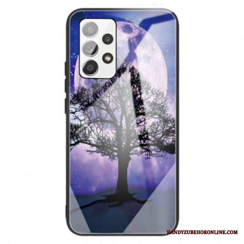Kuori Samsung Galaxy A13 Karkaistu Lasi Puu