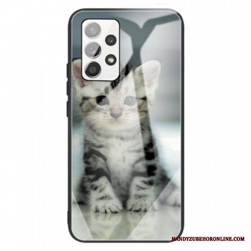 Kuori Samsung Galaxy A13 Kitten Karkaistu Lasi