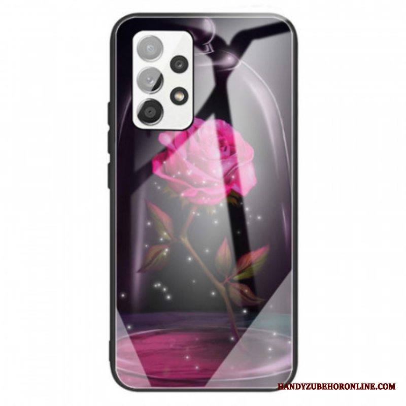 Kuori Samsung Galaxy A13 Magic Pink Tempered Glass