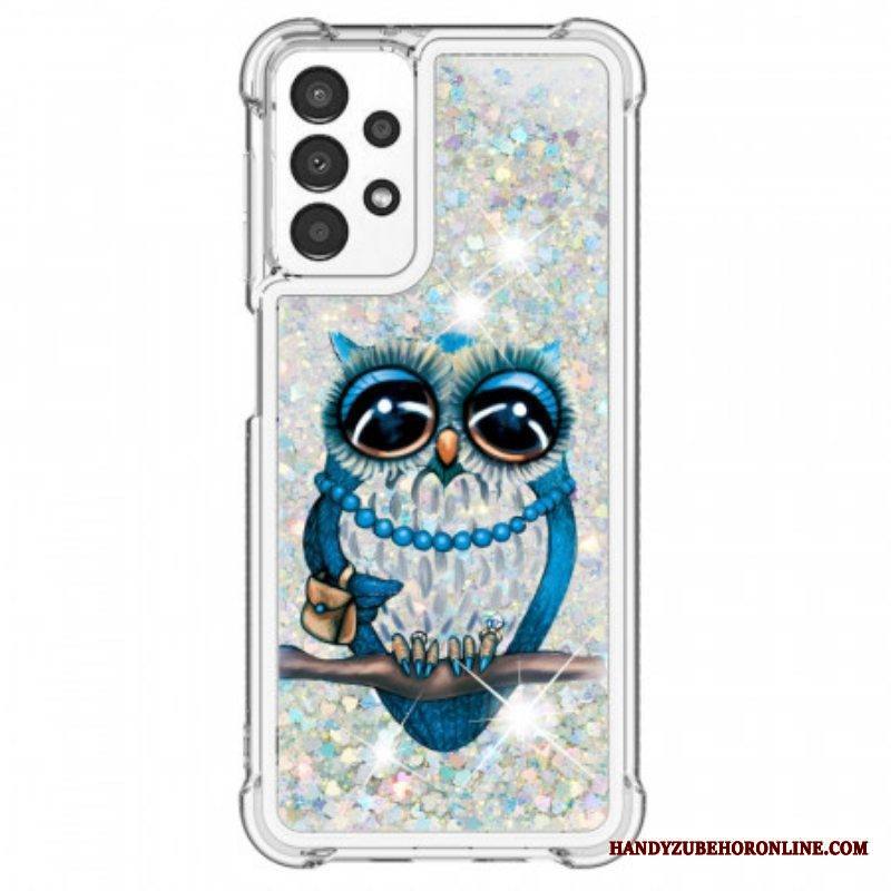 Kuori Samsung Galaxy A13 Neiti Owl Sequins