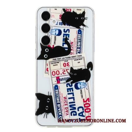 Kuori Samsung Galaxy A17 4g / 5g 4 Mustaa Kissaa