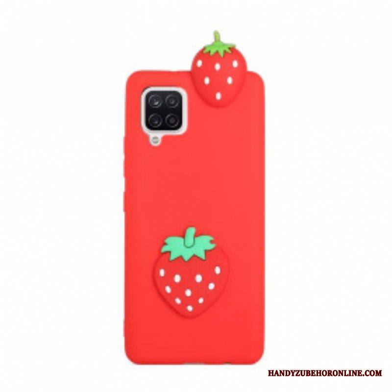 Kuori Samsung Galaxy A42 5G 3d-mansikka