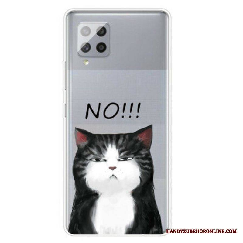 Kuori Samsung Galaxy A42 5G Kissa Joka Sanoo Ei