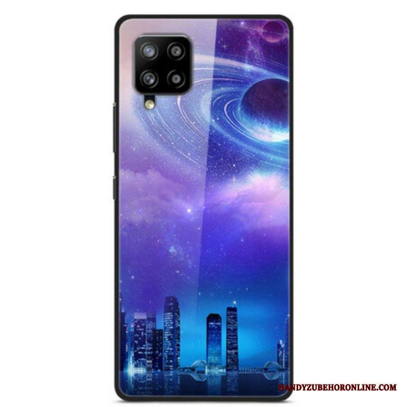 Kuori Samsung Galaxy A42 5G Lasi Ja Silicone City