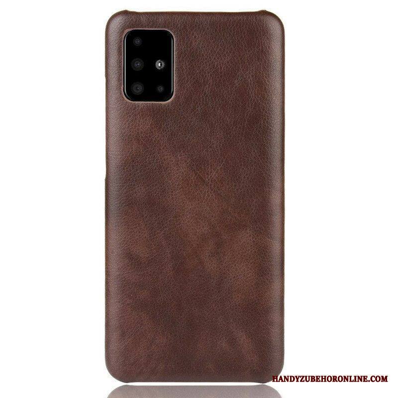 Kuori Samsung Galaxy A51 5G Litsi-nahkaefekti