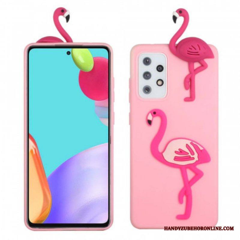 Kuori Samsung Galaxy A53 5G 3d Flamingo