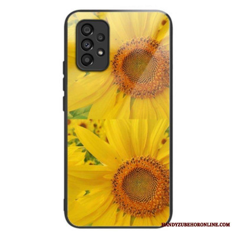 Kuori Samsung Galaxy A53 5G Auringonkukan Karkaistu Lasi