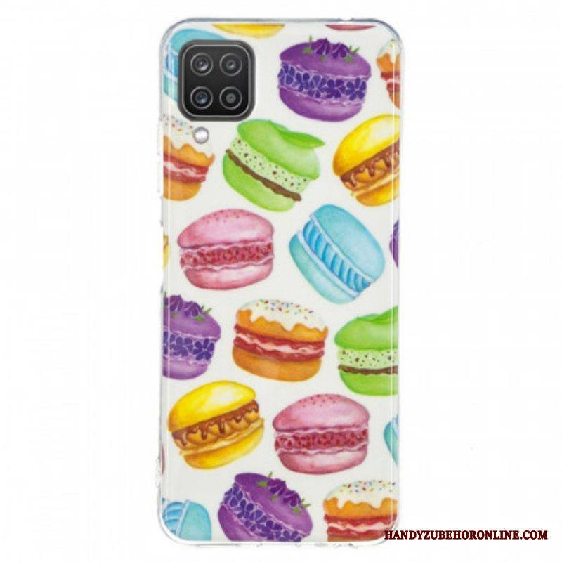 Kuori Samsung Galaxy M12 / A12 Fluoresoivat Makaroonit