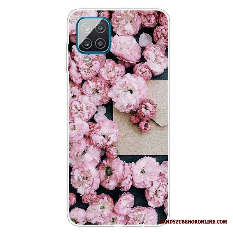Kuori Samsung Galaxy M12 / A12 Voimakkaat Kukat