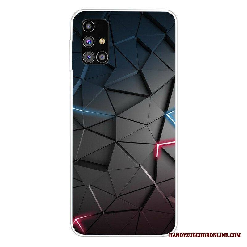 Kuori Samsung Galaxy M51 Joustava Geometria