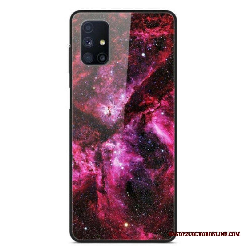 Kuori Samsung Galaxy M51 Vaaleanpunainen Karkaistu Lasi
