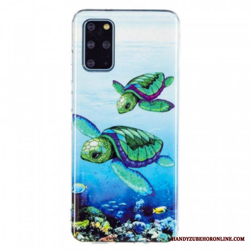 Kuori Samsung Galaxy S20 Plus / S20 Plus 5G Fluoresoivat Kilpikonnat