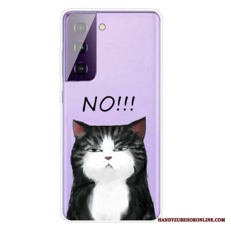 Kuori Samsung Galaxy S21 5G Kissa Joka Sanoo Ei
