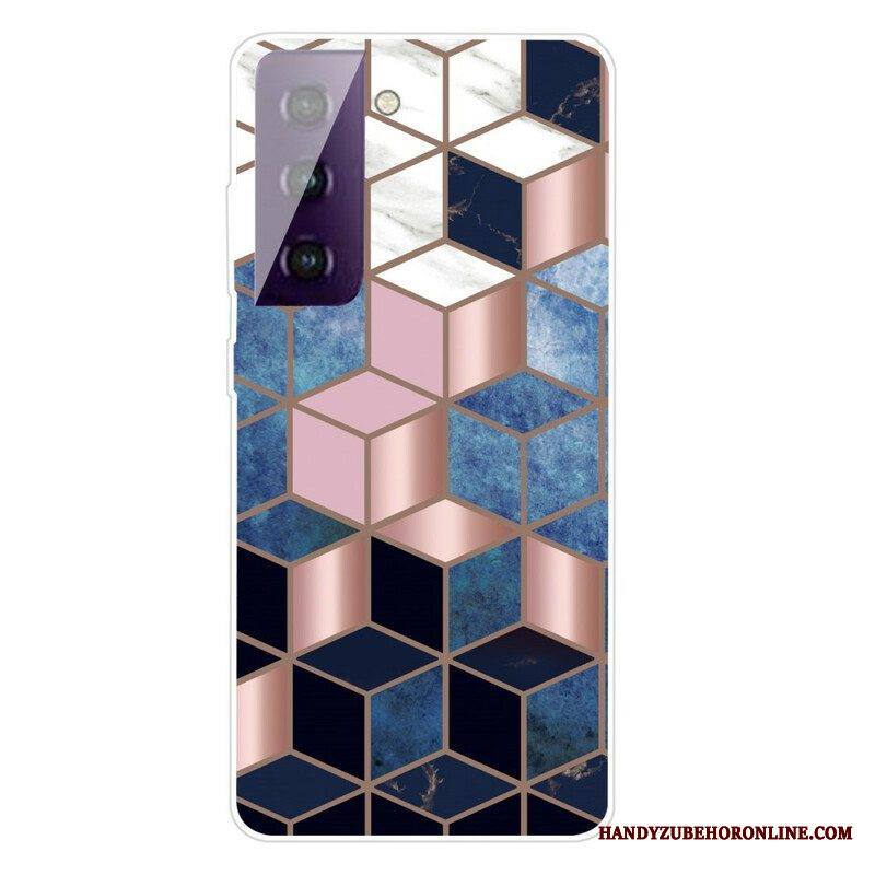Kuori Samsung Galaxy S21 FE Decline Geometric Marble