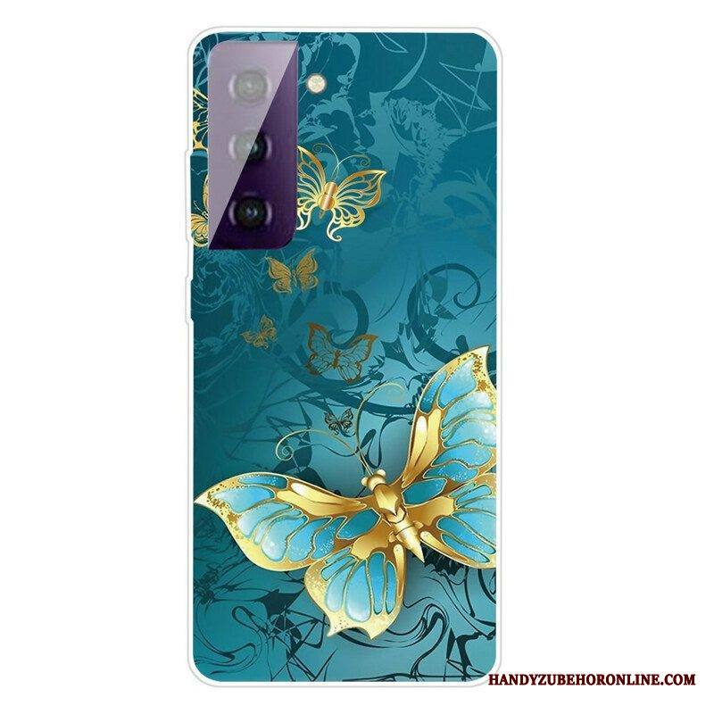 Kuori Samsung Galaxy S21 FE Joustavat Perhoset