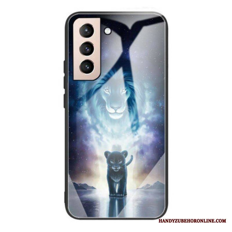 Kuori Samsung Galaxy S21 FE Lion Cub Karkaistu Lasi