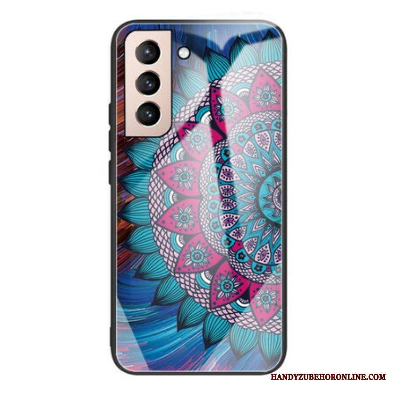 Kuori Samsung Galaxy S21 FE Mandala Karkaistu Lasi