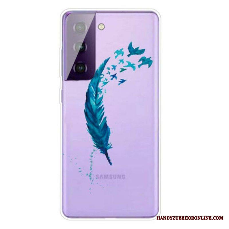 Kuori Samsung Galaxy S21 Plus 5G Kaunis Höyhen