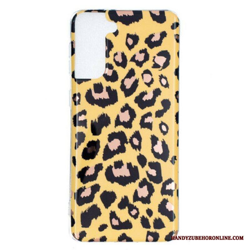 Kuori Samsung Galaxy S21 Plus 5G Leopard-tyylinen Marmori