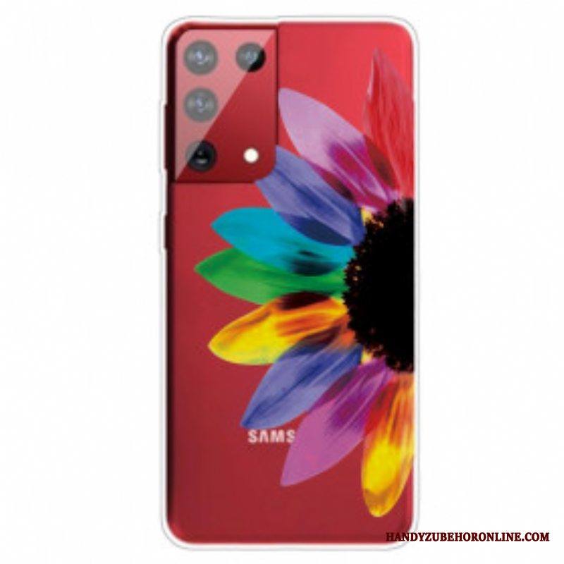Kuori Samsung Galaxy S21 Ultra 5G Värikäs Kukka