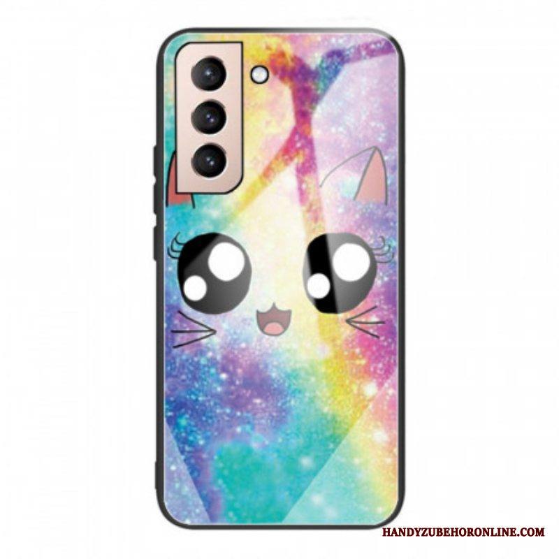Kuori Samsung Galaxy S22 5G Karkaistu Lasi Cat