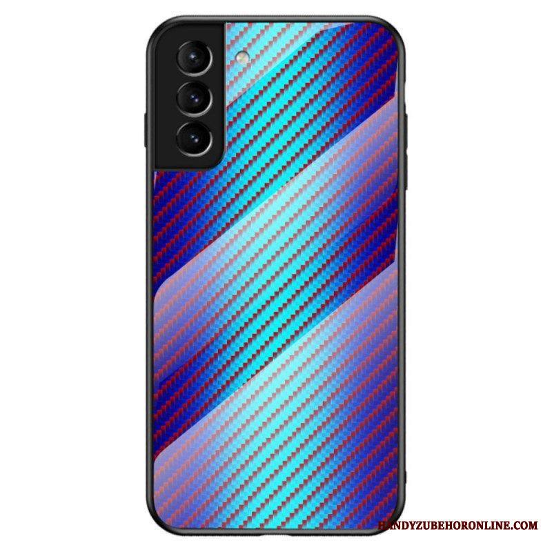 Kuori Samsung Galaxy S22 5G Karkaistua Hiilikuitulasia