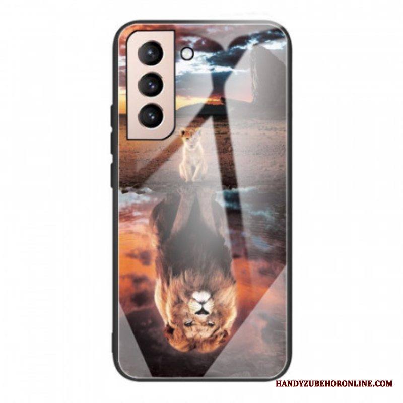 Kuori Samsung Galaxy S22 Plus 5G Lion Cub's Dream Karkaistu Lasi