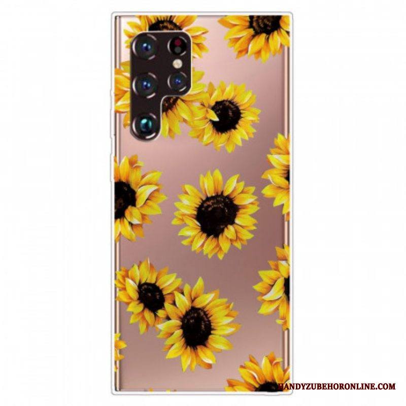 Kuori Samsung Galaxy S22 Ultra 5G Auringonkukat