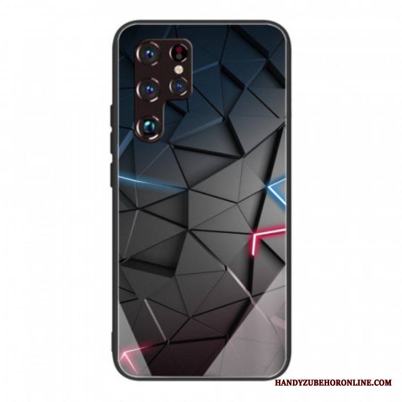 Kuori Samsung Galaxy S22 Ultra 5G Karkaistu Lasi Geometria