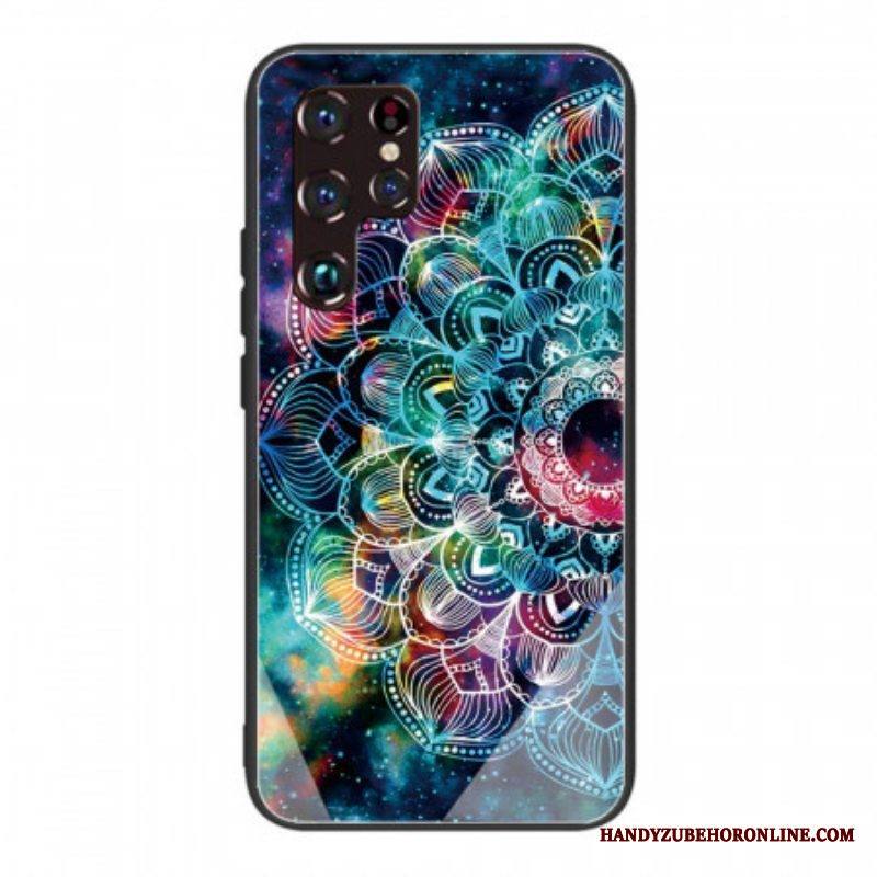 Kuori Samsung Galaxy S22 Ultra 5G Mandala Karkaistu Lasi