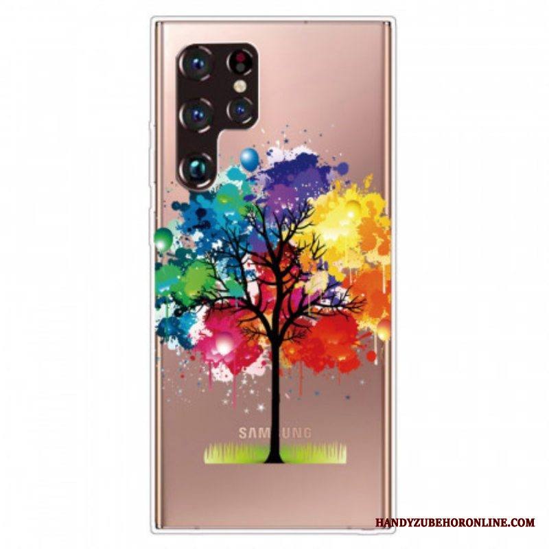 Kuori Samsung Galaxy S22 Ultra 5G Saumaton Akvarellipuu