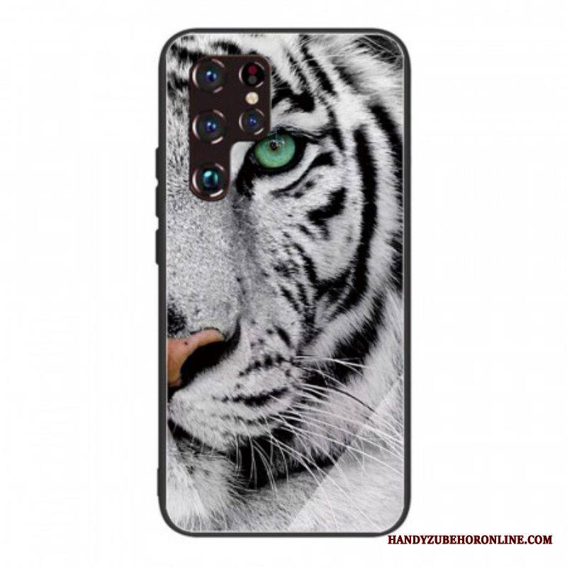 Kuori Samsung Galaxy S22 Ultra 5G Tiger Karkaistu Lasi