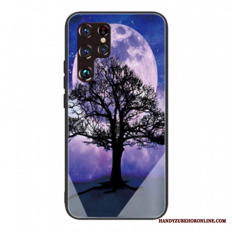 Kuori Samsung Galaxy S22 Ultra 5G World Tree Karkaistu Lasi