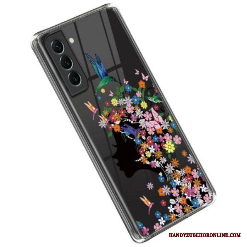 Kuori Samsung Galaxy S23 5G Läpinäkyvä Kukkapää