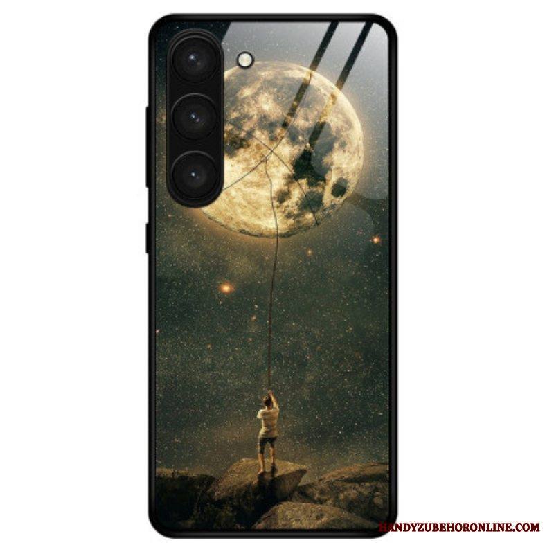 Kuori Samsung Galaxy S23 Plus 5G Moon Man Karkaistu Lasi