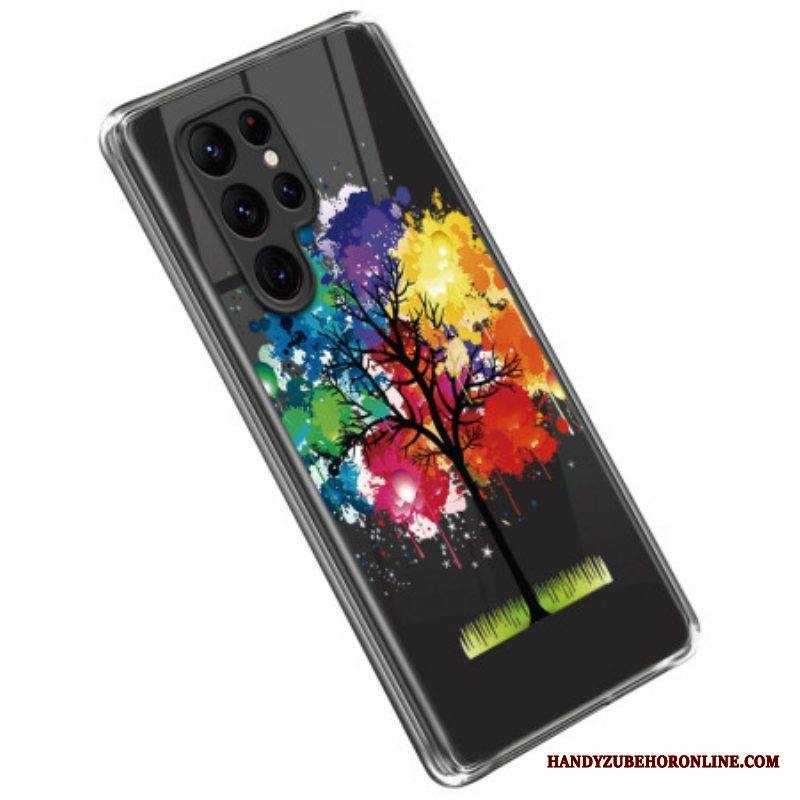 Kuori Samsung Galaxy S23 Ultra 5G Akvarelli Puu