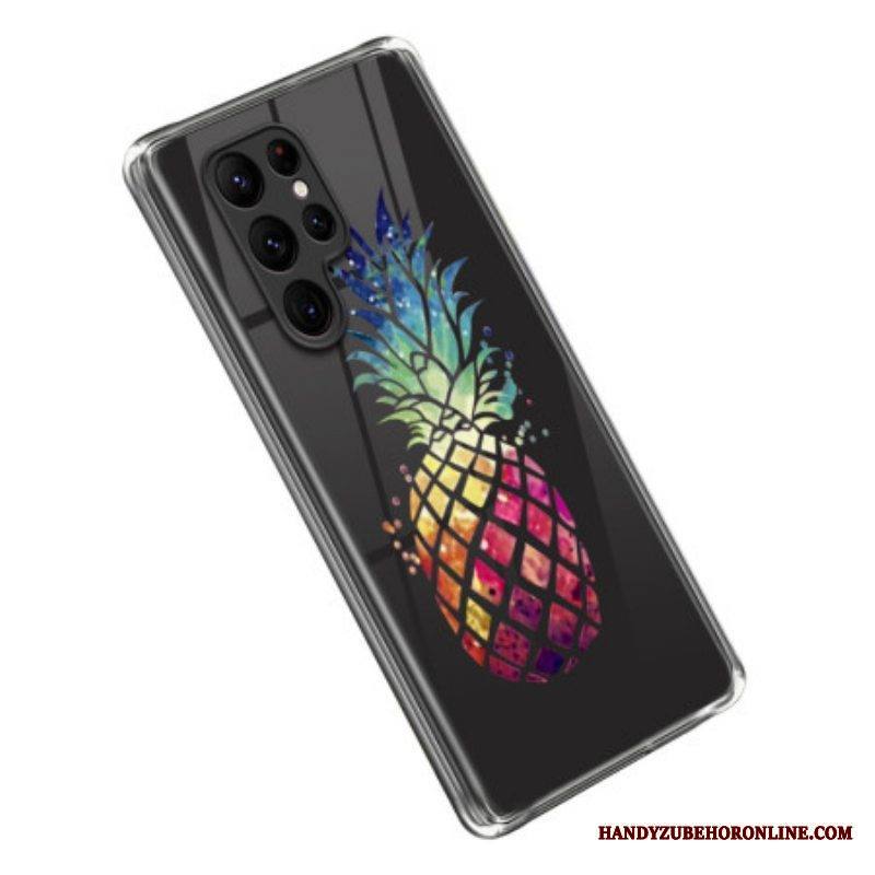 Kuori Samsung Galaxy S23 Ultra 5G Läpinäkyvä Ananas