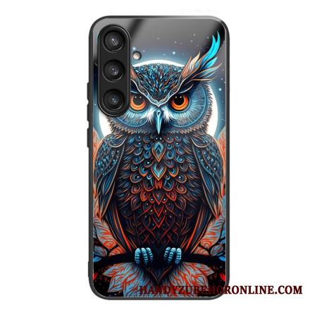 Kuori Samsung Galaxy S25 5g Karkaistusta Lasista Valmistettu Värikäs Pöllö