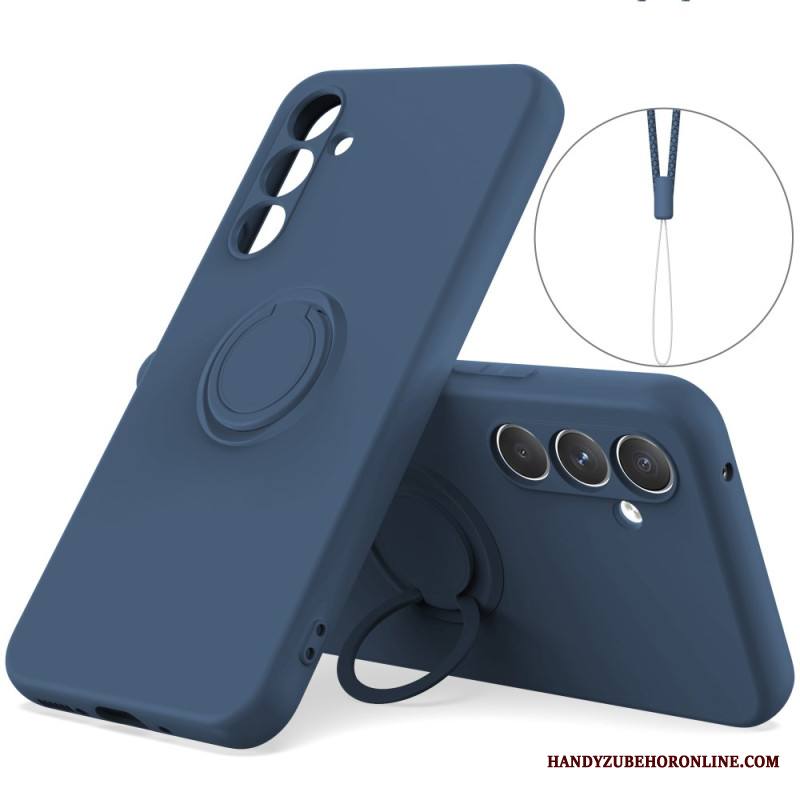 Kuori Samsung Galaxy S25 5g Nestesilikonimainen Sormuksenpidike