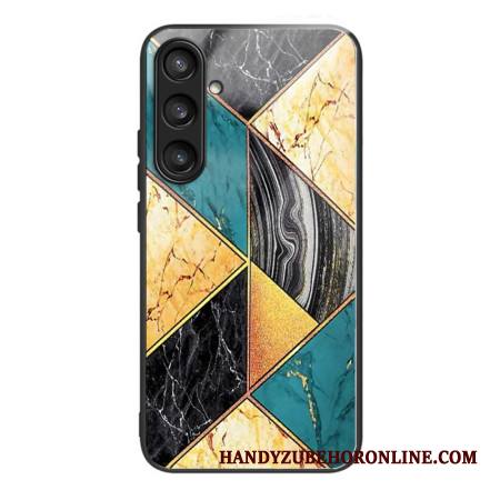 Kuori Samsung Galaxy S25 5g Värillinen Marmorinen Karkaistu Lasi Suojakuori