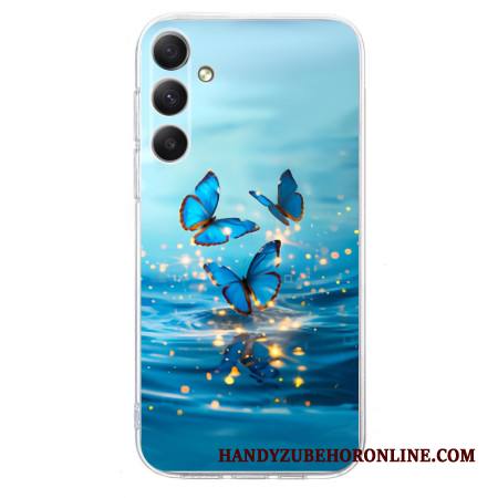 Kuori Samsung Galaxy S25 Fe Sinisiä Perhosia Suojakuori