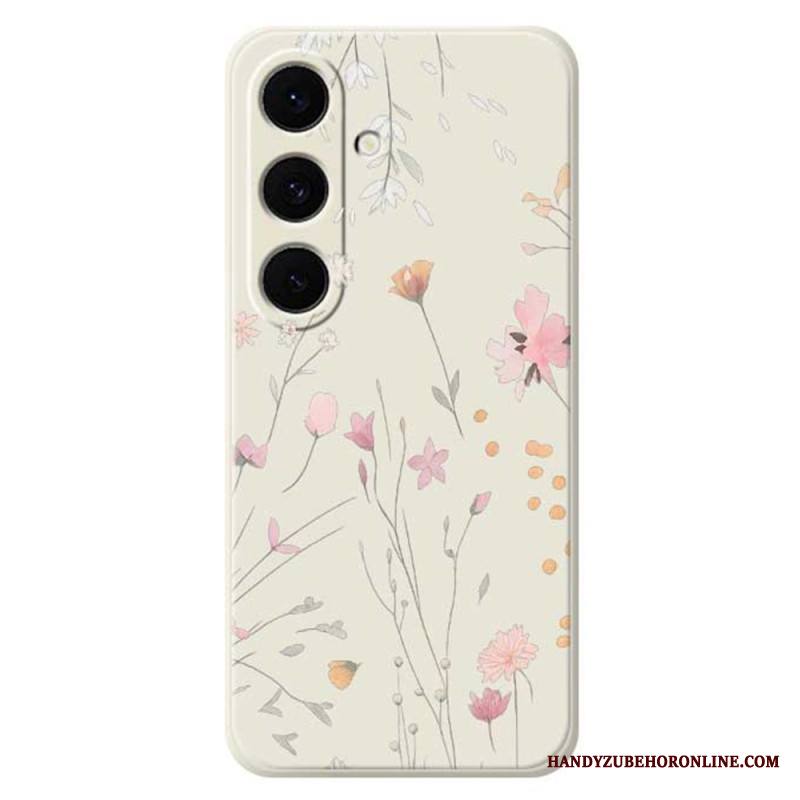 Kuori Samsung Galaxy S25 Fe Värikkäät Silikonikukat