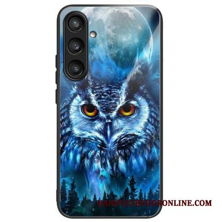 Kuori Samsung Galaxy S25 Plus 5g Karkaistusta Lasista Valmistettu Pöllö Kuu Suojakuori