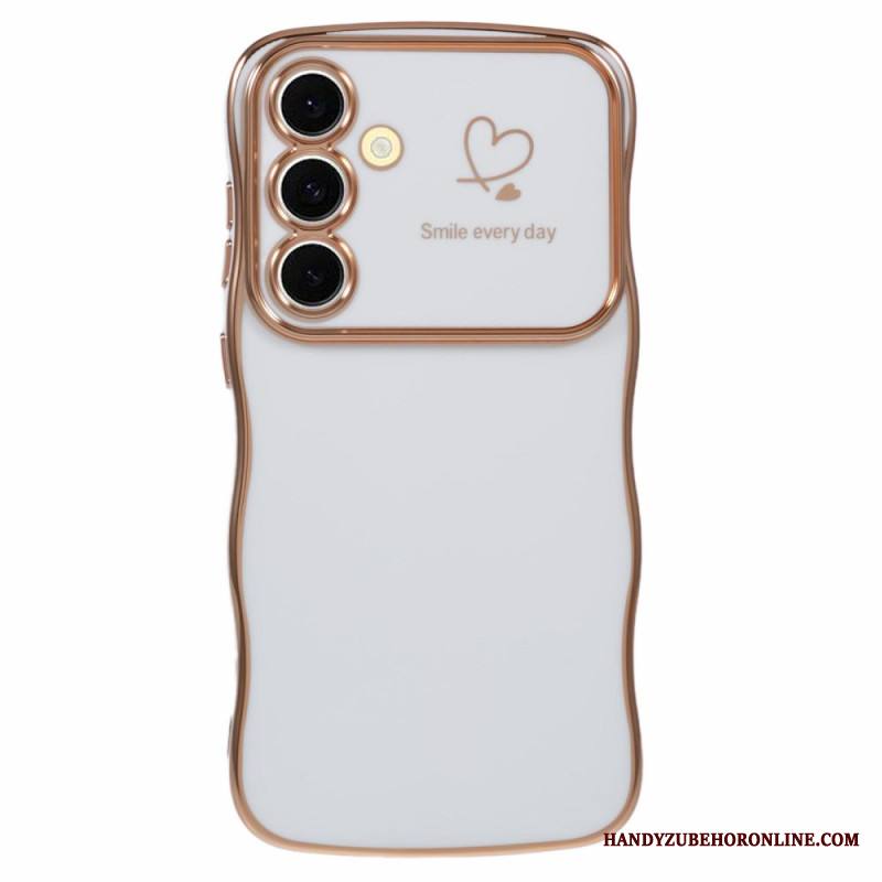 Kuori Samsung Galaxy S25 Plus 5g Sydän Ja Aaltoilevat Reunat