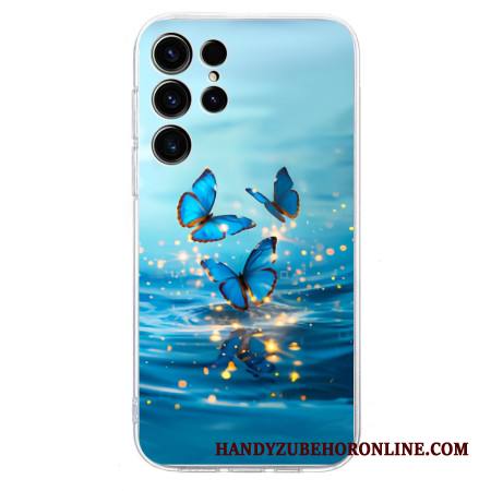 Kuori Samsung Galaxy S25 Ultra 5g Sinisiä Perhosia