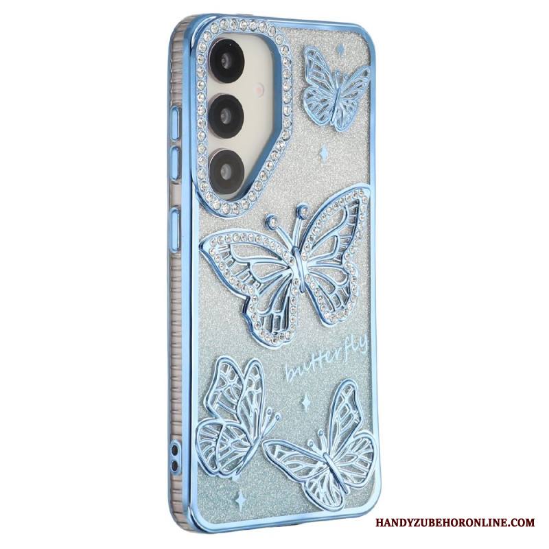 Kuori Samsung Galaxy S26 3d-perhosia Ja Strasseja