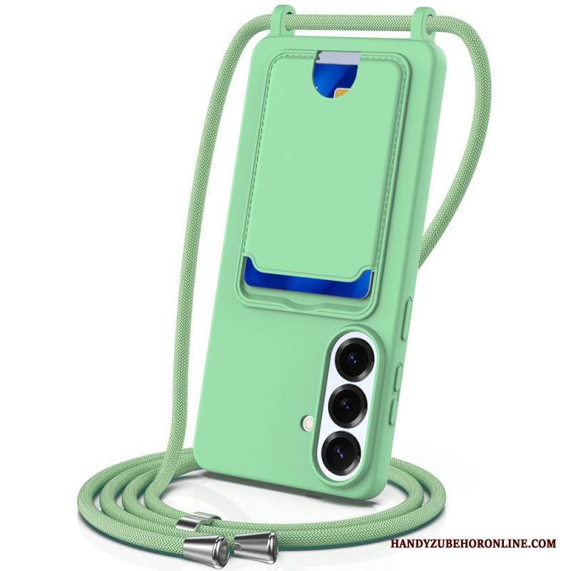 Kuori Samsung Galaxy S26 Plus Korttikotelo Ja Nauha