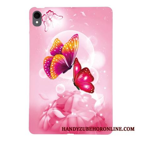 Kuori Samsung Galaxy Tab S11 Vaaleanpunaiset Perhoset Suojakuori