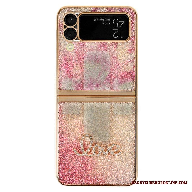Kuori Samsung Galaxy Z Flip 3 5G Kotelot Flip Rakkaus