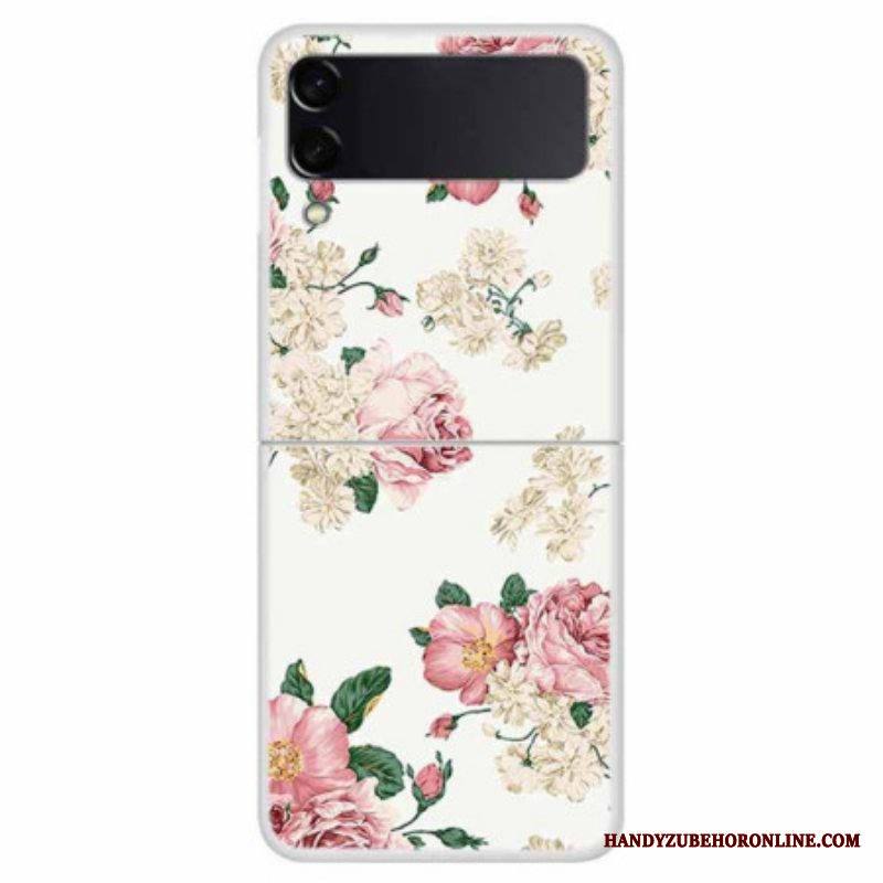 Kuori Samsung Galaxy Z Flip 4 Kotelot Flip Liberty Kukkia